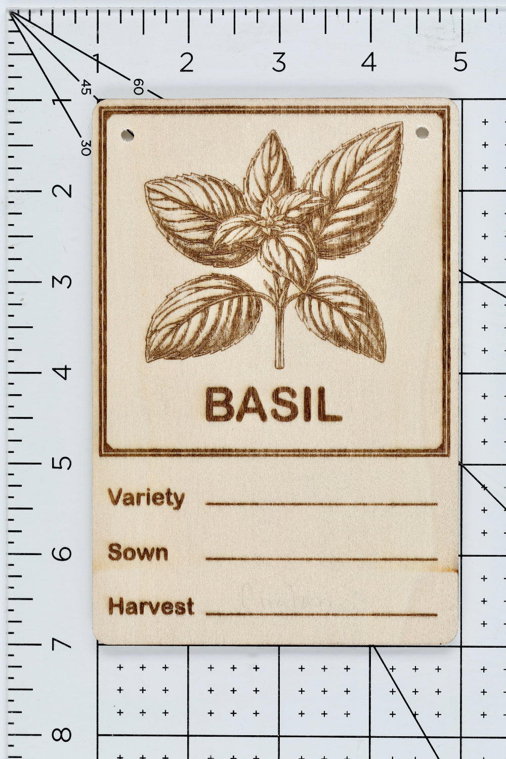 Wood Garden Placards
