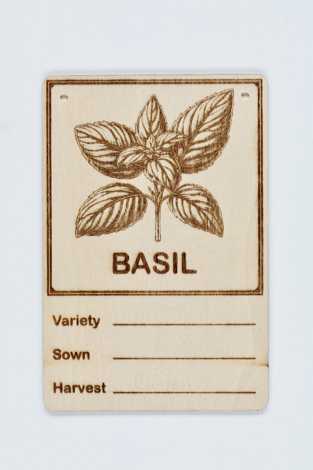 Wood Garden Placards
